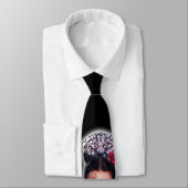 Spaanse Eyes Pinup Mannen Necktie Stropdas (Gebonden)