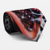 Spaanse Eyes Pinup Mannen Necktie Stropdas (Opgerold)