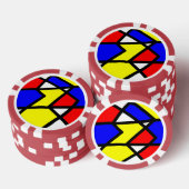 Spaanse fantasie poker chips (Opstapeling)