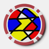 Spaanse fantasie poker chips (Achterkant)