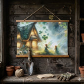 Spaanse Feeënwoning Glow Hangend Wandkleed