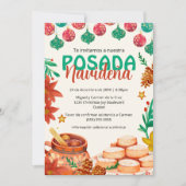 Spaanse feestelijke Posada Navideña kerstfeest Kaart (Voorkant)