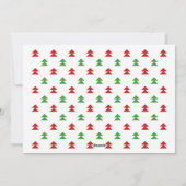 Spaanse Feliz Navidad Minimale foto Feestdagenkaart (Achterkant)