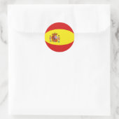 Spaanse Fisheye Vlag Sticker (Tas)