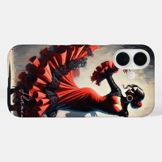 Spaanse Flamenco Dancer Case-Mate iPhone Case (Achterkant (horizontaal))