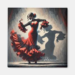 Spaanse Flamenco Dancer Magneet