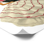 Spaanse Flamenco Dancer Spanje Revel Art Poster (Hoek)