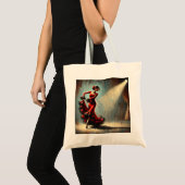 Spaanse Flamenco Dancer Tote Bag (Voorkant (product))