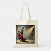 Spaanse Flamenco Dancer Tote Bag (Achterkant)