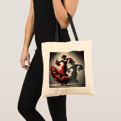 Spaanse Flamenco danser Spanje Sevilla Tote Bag (Voorkant (product))
