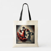 Spaanse Flamenco danser Spanje Sevilla Tote Bag (Achterkant)