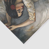 Spaanse Flamingo Dancer Decoupage Tissuepapier (Detail)