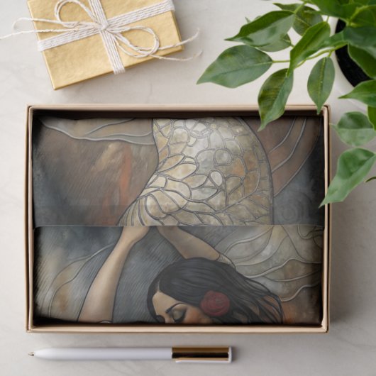 Spaanse Flamingo Dancer Decoupage Tissuepapier (Geschenk)