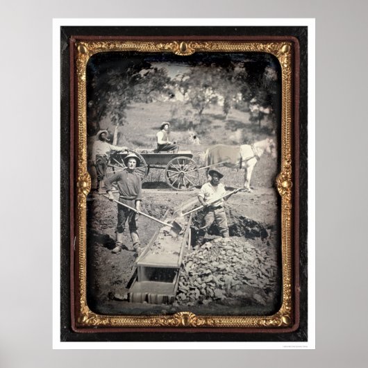 Spaanse flat, 1852, van Joseph Blaney Starkweather Poster (Voorkant)