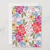 SPAANSE FLORALEN WEDINGINVITATIES (Achterkant)