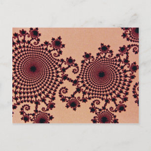 Spaanse fractal briefkaart