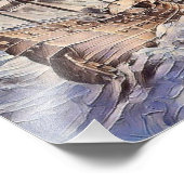 Spaanse galjoen mellow chromatisch foto afdruk (Hoek)