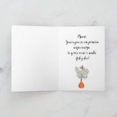 Spaanse Gelukkige Moederdag Strelitzia reginae Kaart (Binnen)