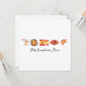 Spaanse Gelukkige Verjaardag, Feliz Cumpleaños Spa Kaart (Voorkant / Achterkant in situ)