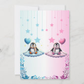 Spaanse geslachtsonthulling Penguin Kaart (Achterkant)