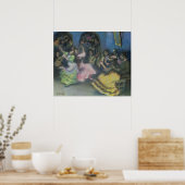 Spaanse gipspdansers, 1898 poster (Keuken)