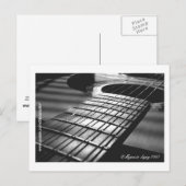 Spaanse gitaar 01 briefkaart (Voorkant / Achterkant)
