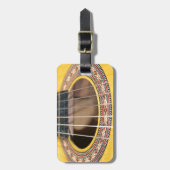 Spaanse gitaar bagagelabel (Voorkant verticaal)