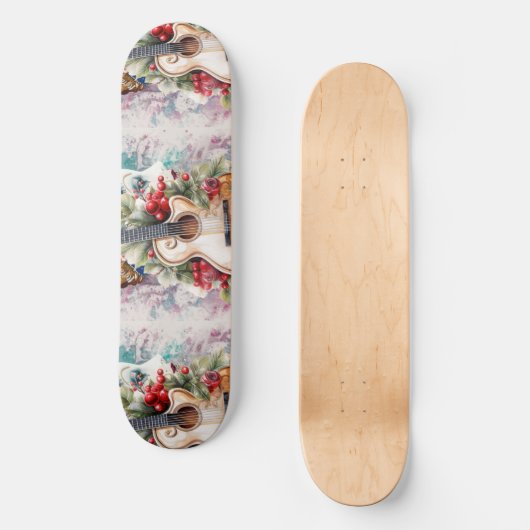 Spaanse gitaar persoonlijk skateboard (Voorkant)