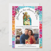 Spaanse glorie aan God in de hoogste kerst Feestdagenkaart (Voorkant)