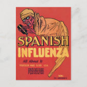 Spaanse griep briefkaart (Voorkant)