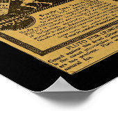 spaanse griepachtige medicatie reclame poster (Hoek)