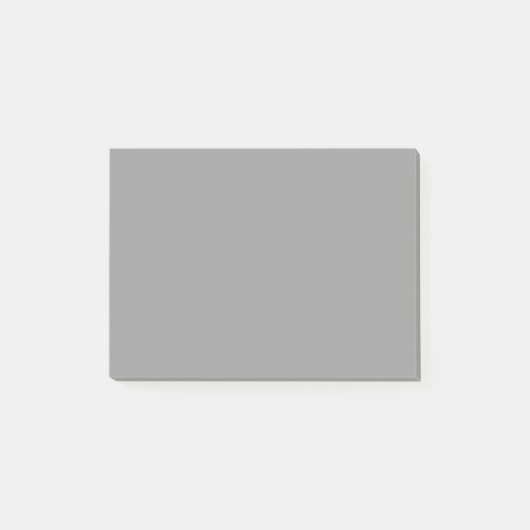 Spaanse grijze vaste kleur post-it® notes (Voorkant)