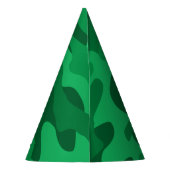 Spaanse Groene Monocolor Camo Feesthoedjes (Achterkant)