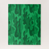 Spaanse Groene Monocolor Camo Legpuzzel (Verticaal)