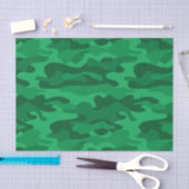Spaanse Groene Monocolor Camo Tissuepapier (Craft)