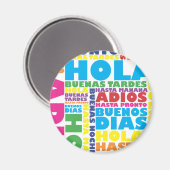 Spaanse groeten magneet (Voorkant / Achterkant)