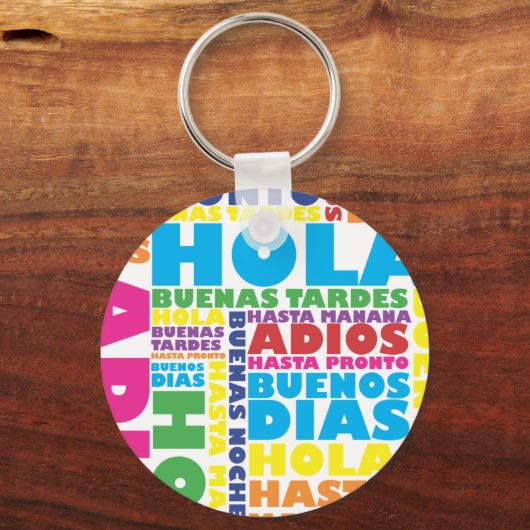 Spaanse groeten sleutelhanger (Voorkant)
