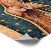 Spaanse Guadalupe Maria Rouwgebed Heilig Poster (Hoek)