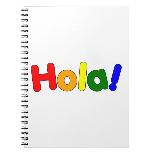 Spaanse Hallo : Espanol Iris Hola Notitieboek (Voorkant)