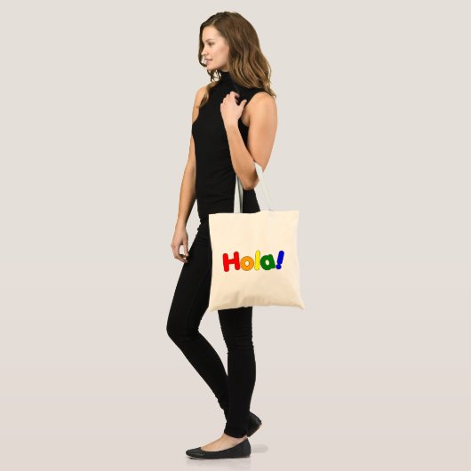Spaanse Hallo : Espanol Iris Hola Tote Bag (Voorkant (model))