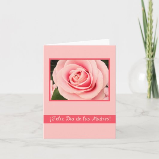 Spaanse Happy Moederdag Kaart (Voorkant)