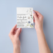 Spaanse Huwelijk Kerst Bloem Nuestra Boda Flyer (Hand)