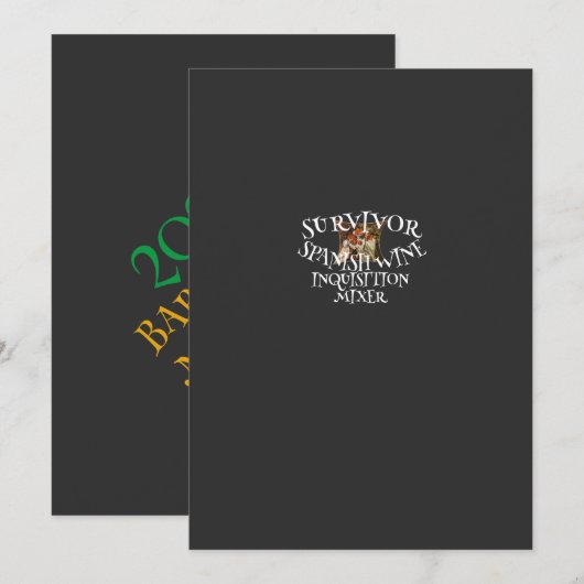 Spaanse Inquisitie Kaart (Voorkant / Achterkant)
