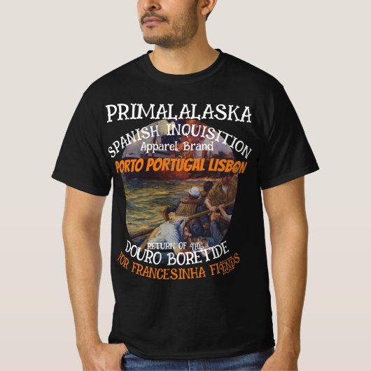 SPAANSE INQUISITIE KEER TERUG BORETIDE T-SHIRT (Voorkant)