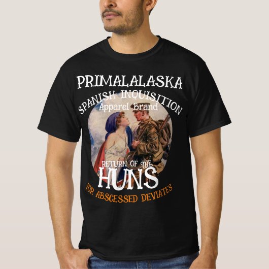 SPAANSE INQUISITIE TERUGKEER VAN DE HUNNEN T-SHIRT (Voorkant)