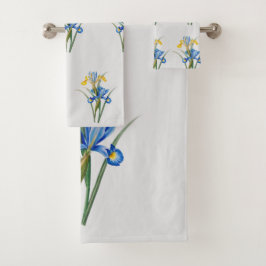 Spaanse iris door Pierre-Joseph Redouté Bad Handdoek