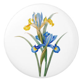 Spaanse iris door Pierre-Joseph Redouté Keramische Knop