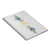 Spaanse iris door Pierre-Joseph Redouté Notitieboek (Rechterzijde)