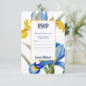 Spaanse iris door Pierre-Joseph Redouté Save The Date (Staand voorkant)