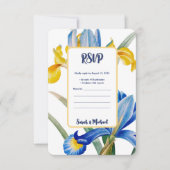 Spaanse iris door Pierre-Joseph Redouté Save The Date (Voorkant)